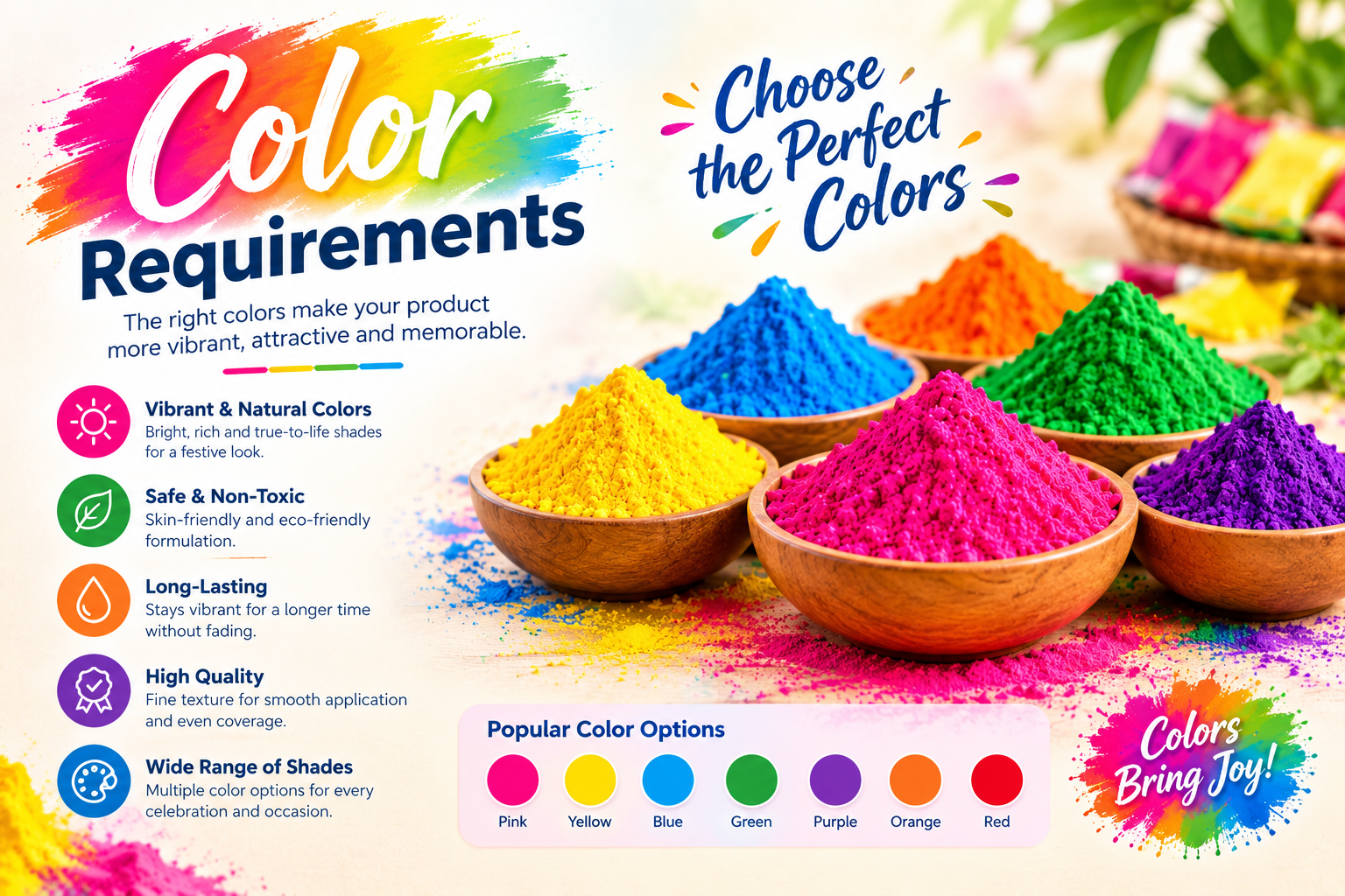 Color Requirements