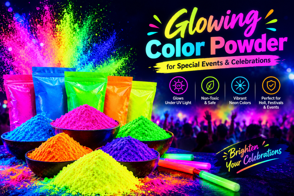 Glowing Color Powder for Special Events & Celebrations