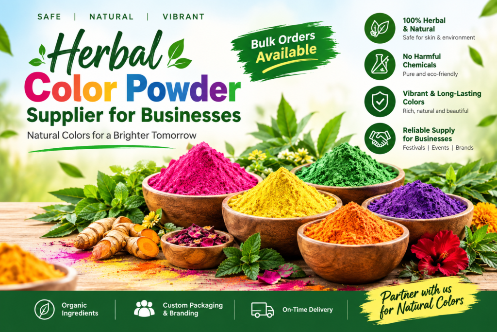 Herbal Color Powder Supplier for Businesses