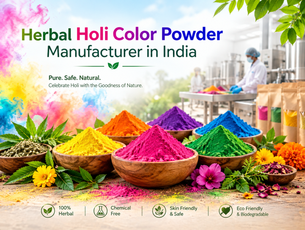 Herbal Holi Color Powder Manufacturer in India