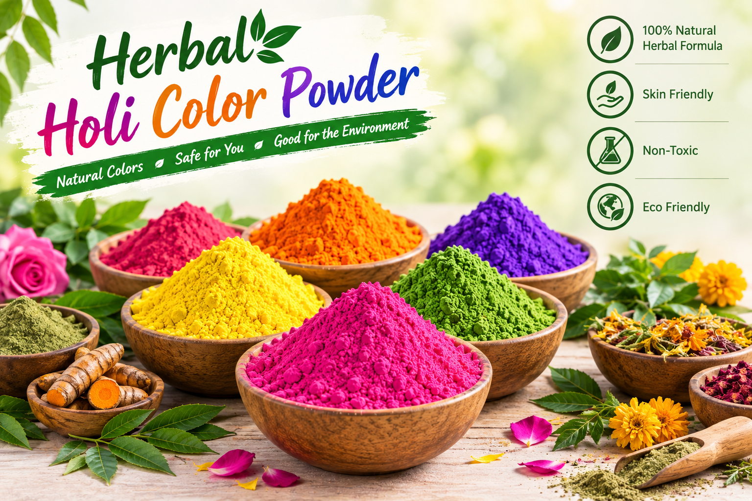 Herbal Holi Color Powder