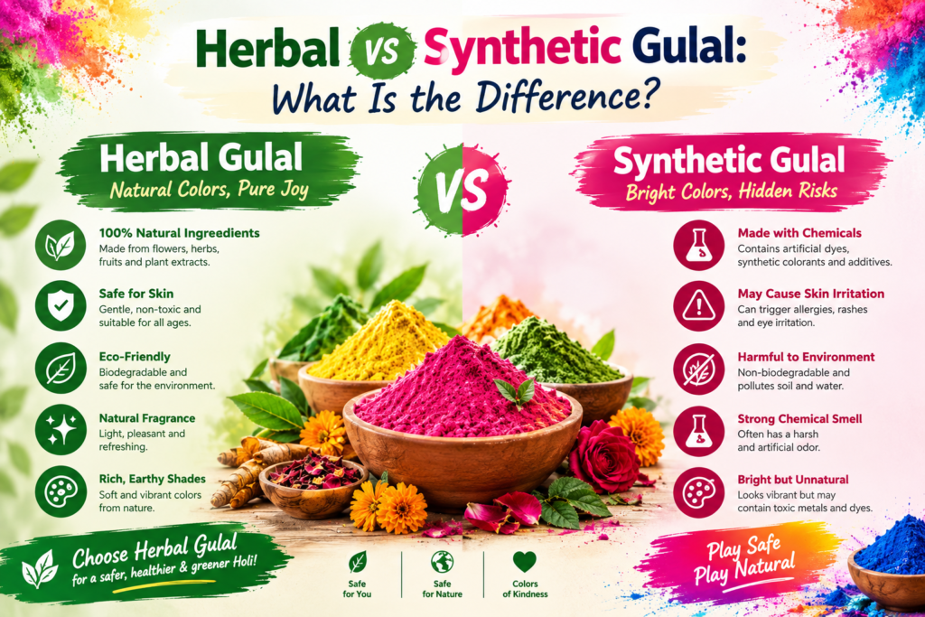 Herbal vs Synthetic Gulal What Is the Difference