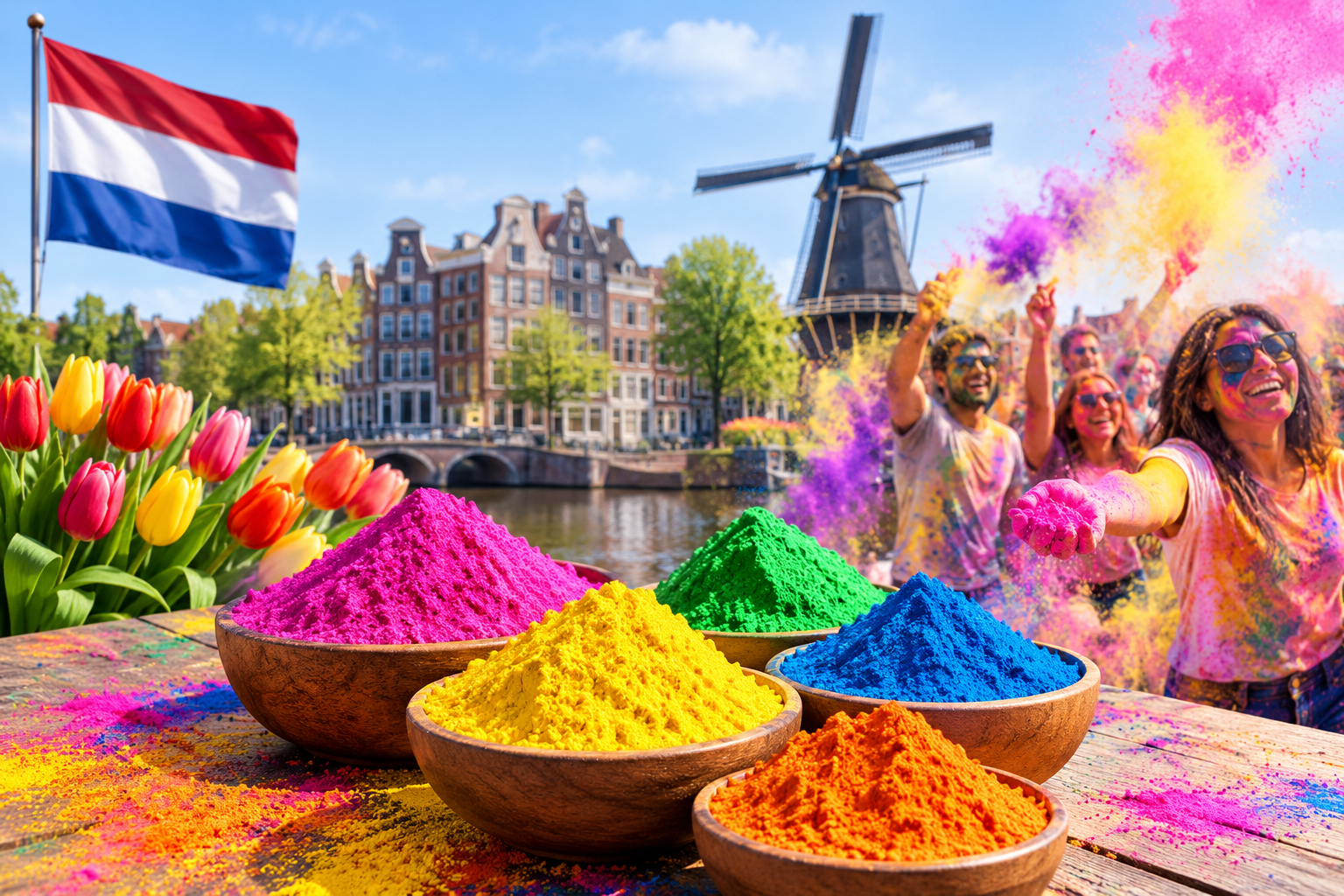 Holi Color Powder for Netherlands Events