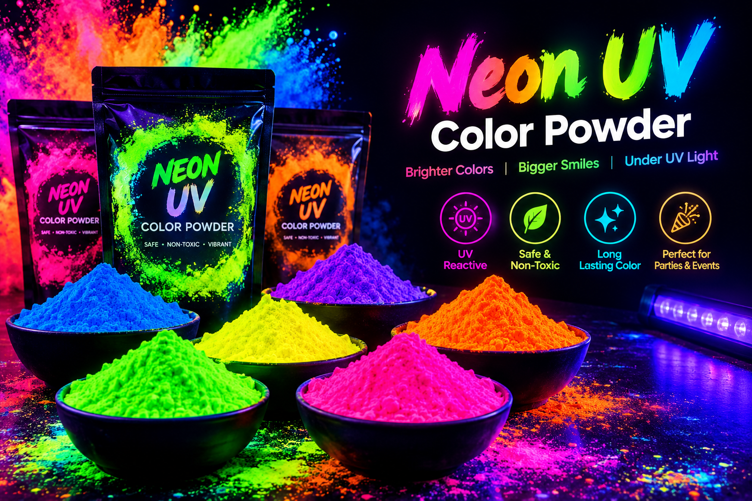 Neon UV Color Powder