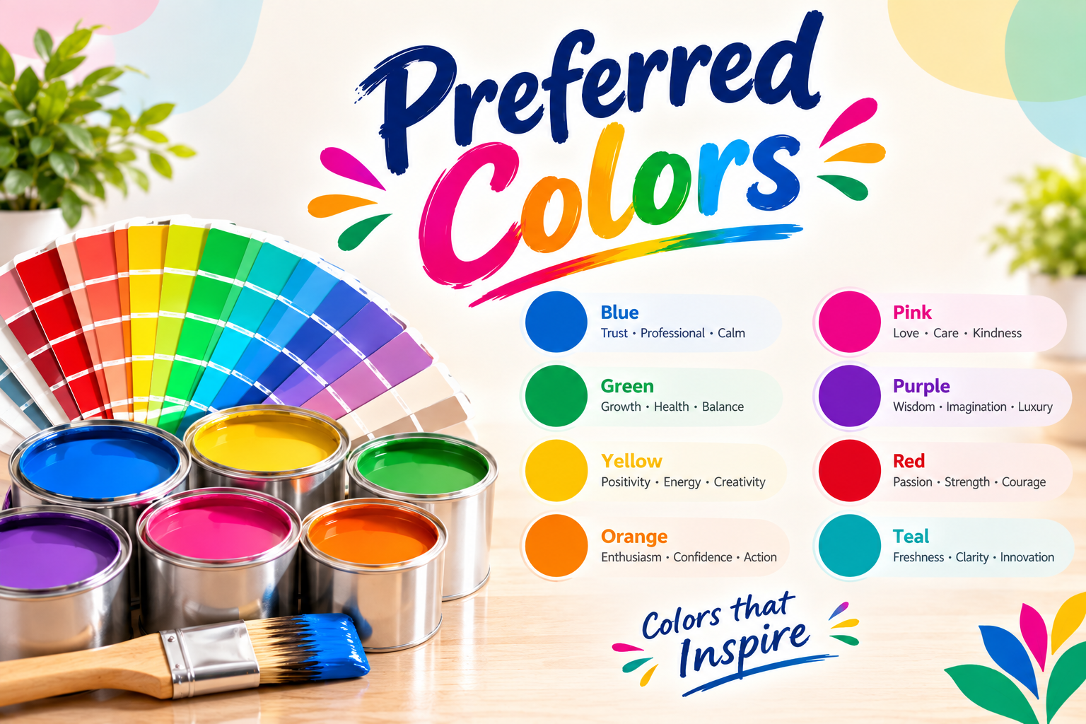 Preferred colors