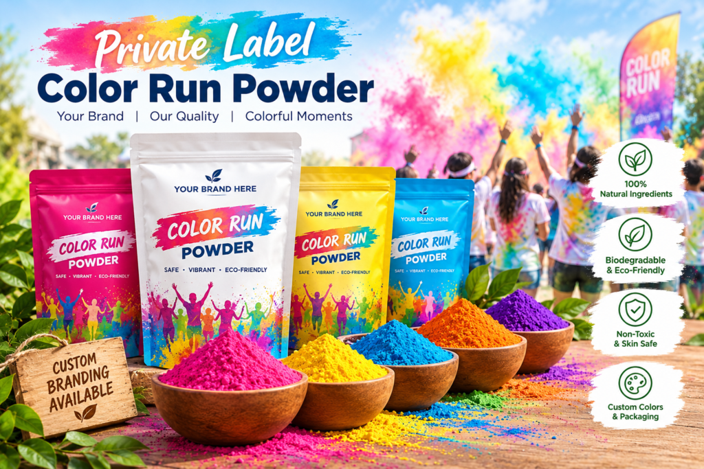 Private Label Color Run Powder