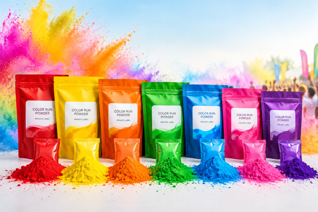 Private Label Color Run Powder