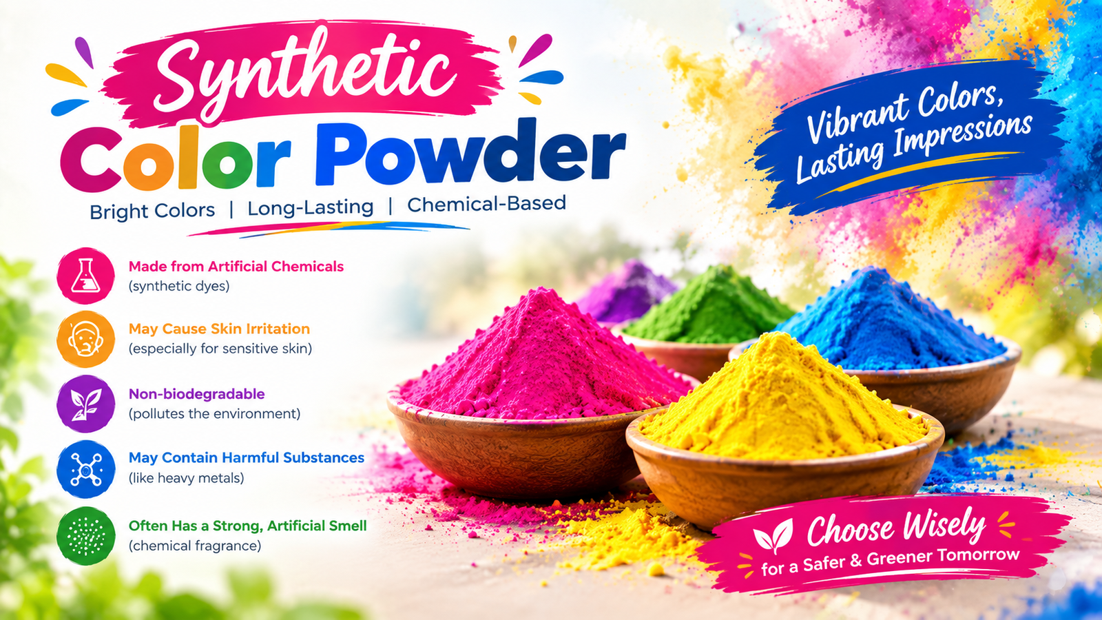Synthetic Color Powder