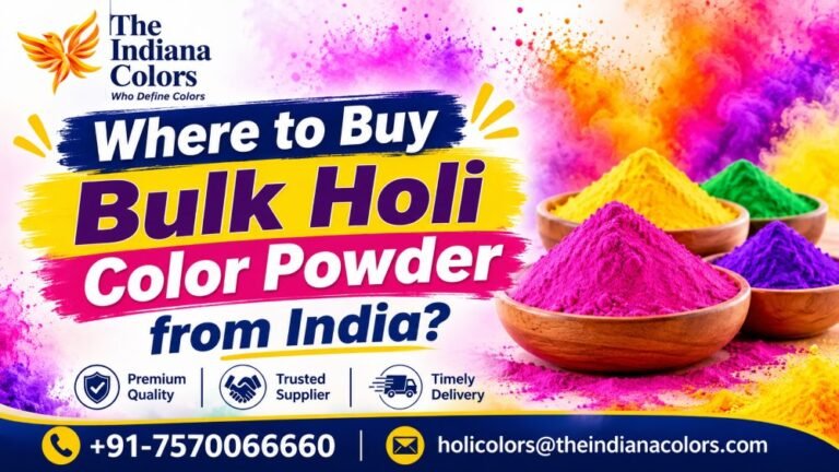 Buy Bulk Holi Color Powder from India